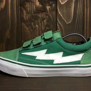 ★リベンジストーム REVENGE×STORM ベルクロ スニーカー緑×白 26.0cm Used 検 VANS オールドスクール スケートボーディング コンバースの画像7