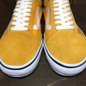 ★VANS バンズ 国内企画 OLD SKOOL オールドスクール Ultra Cush 黄×白 27.5ｃm Used 検 SK8 スリッポン ハーフキャブ スタイル36の画像4