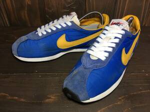 ★ナイキ NIKE ワッフルトレーナー WAFFLE TRAINER 青×黄 25.5cm 98年製 美品 Used 検 VNTG ヴィンテージ コルテッツ レーサー LDV