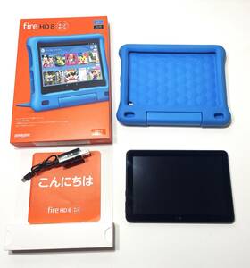  即決 送料無料 美品 Amazon fire HD 8 キッズモデル ブルー 第10世代 K72LL4 アマゾン ファイア 8インチ タブレット