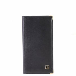 1 иен # прекрасный товар # Dunhill # Comfi электронный .ru кожа длинный кошелек натуральная кожа длинный бумажник черный чёрный джентльмен мужской EEM M6-1