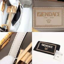 1円 未使用 FENDACE フェンダーチェ フェンディ ベルサーチェ ピーカブー 2WAY ハンドバッグ 斜め掛け ショルダー レディース MMM L28-4_画像10