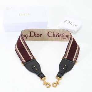 1 jpy # as good as new # Christian Dior # shoulder strap bag for accessory bordeaux Logo men's lady's EEM R13-5