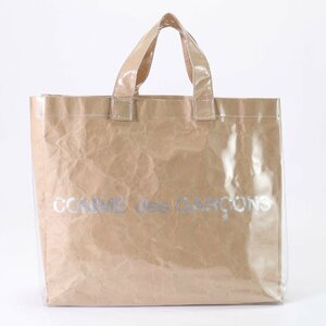 1円■美品■COMME des GARCONS コムデギャルソン■PVC トート バッグ ショルダー ビジネス 通勤 書類鞄 A4 メンズ YYM U12-5