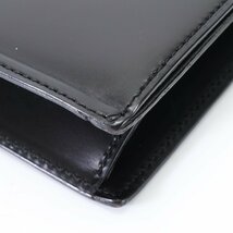 1円■美品■ダンヒル■ロンドン レザー セカンドバッグ クラッチ 書類 ポーチ 通勤 ビジネス トート ブラック 黒 紳士 メンズ EFM S18-7_画像9