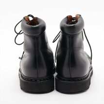 1円■美品■PARABOOT パラブーツ■レザー レースアップ ショート ブーツ 6.5 82514 ブラック 黒 本革 靴 メンズ ブランド EEM U43-9_画像3