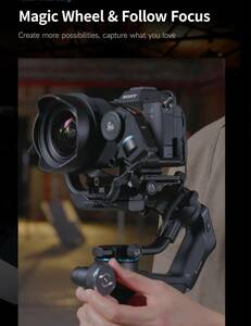 　カメラ用ジンバル 3軸ロック 高速充電