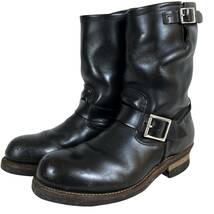 REDWING 2268 ASTM F 2413-05 エンジニアブーツ スティールトゥ usa製 US8.5 26.5 ブラック 黒 レザー レッドウィング バイカー アメカジ_画像1