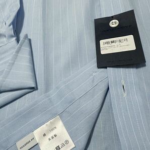 【最終価格】【未使用】正規店購入 TURNBULL & ASSER（ターンブル&アッサー） ブルー ストライプ ドレスシャツ 40cm 定価6.6万円の画像7