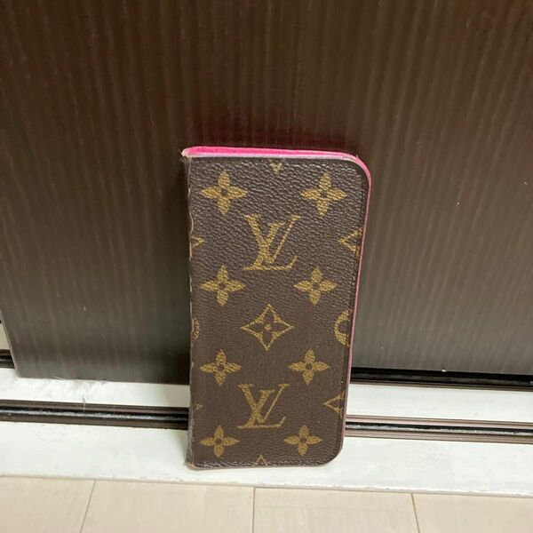 LOUIS VUITTON ルイヴィトン モノグラム フォリオ iPhoneケース スマホケース 携帯ケース 手帳型 レディース