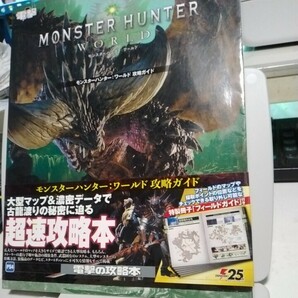 送料無料　ゲーム攻略本　PS4　モンスターハンター：ワールド 攻略ガイド　中古　2018年