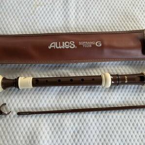 32 AULOS Soprano Recorder ソプラノリコーダー 702B ecoの画像1