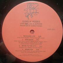 美品 米12インチ Guns N' Roses / Live ?!★@ Like A Suicide (1st EP) 1986年作 Uzi Suicide Records USR-001 ガンズ・アンド・ローゼズ_画像4