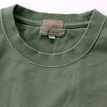 新品 BIGMIKE ビッグマイク ヘビーウェイトTシャツ 半袖 鹿の子素材 サングラスポケットT ピグメント加工 オリーブ アーミーグリーン L_画像3