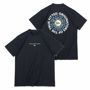 新品 ニューエラゴルフ モックネックシャツ ミッドネック Tシャツ 半袖ゴルフシャツ 吸汗速乾 ネイビー 紺 S メンズ NEWERA GOLF