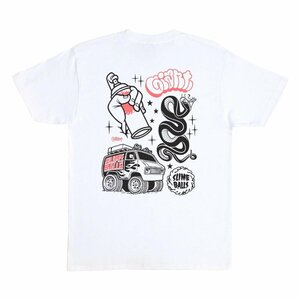 新品 Slime Balls x Mike Giant プリントtee 半袖 Tシャツ L スライムボール x マイクジャイアント US アメリカモデル