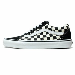 新品 VANS バンズ US アメリカ企画 オールドスクール OLDSKOOL ブラック 黒白 チェック柄 チェッカー メンズ US8.5（26.5cm）