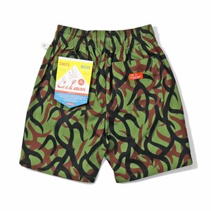 新品 Cookman クックマン トライバルカモ ショートパンツ Tribal Camo 迷彩柄 ショーツ ハーフパンツ ワークショーツ ユニセックス M