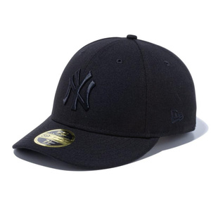 新品 NEWERA ニューエラ LP59FIFTY 5950 ヤンキース Yankees NY オールブラック トーナル 黒黒 #13561965 フィッテド キャップ 712 7 1/2