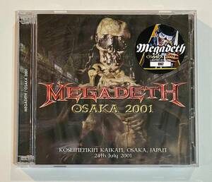 [プレス2CD] MEGADETH Osaka 2001 (Live At Koseinenkin Kaikan, Osaka, Japan 24th July 2001) メガデス Al Pitrelli アル・ピトレリ