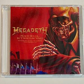 [CD-R] MEGADETH Peace Sells... But Who's Buying? :Withdrawn Music For Nations Test Pressing LP メガデス ピース・セルズの画像1