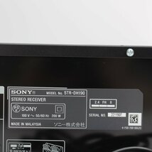 420)SONY STR-DH190 ソニー ステレオアンプ プリメインアンプ_画像6
