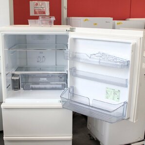 T988) アクア 3ドア 238L 2021年製 AQR-SV24HBK アンティークホワイト 右開き 幅60cm 自動製氷 旬鮮チルド AQUA ノンフロン冷凍冷蔵庫の画像3