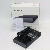 145)【使用時間0時間/未使用】SONY 外付けHDD HD-U2 2TB_画像1