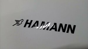 HAMANN BMW エンブレム ブラック メタル素材 ハーマン バッチ