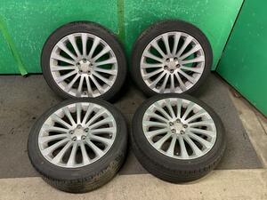 中古 レガシィ BR9 アルミホイール 4本 225/45R18 タイヤホイール