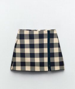 ZARA ギンガムチェック柄ミニスカート　Sサイズ