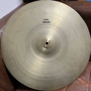 【18インチ/1384g】OLD A Zildjian THIN CRASH VINTAGE ジルジャン クラッシュ シンバル ヴィンテージ