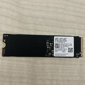 使用時間短い SAMSUNG PM991 MZ-VLQ2560 NVMe SSD 256GB PCIe Gen3x4 m.2 Type2280の画像1