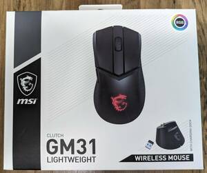 MSI Clutch GM31 Lightweight Wireless ゲーミングマウス MS619