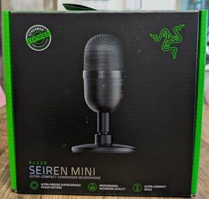 Razer Seiren Mini コンデンサーマイク 超コンパクト設計 ゲーミングマイク USB マイク 配信用 単一指向性 クリアサウンド Black