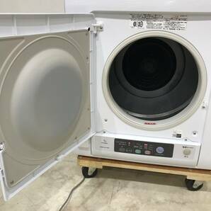 NA6051 通電確認 HITACHI 除湿形電気衣類乾燥機 DE-N50WV形 5.0kg 2019年製 日立 50-60Hz共用 家電 乾燥機 白 検品Kの画像3