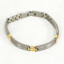 NA6115 中古品 医協 No.1052 TITAN ブレスレット 重さ約16.1g チタン アクセサリー 貴金属 検Y_画像5