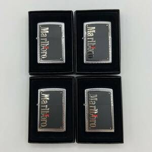 Zippo ジッポー オイルライター Marlboro マルボロ 限定品 ライター 4個 セット喫煙具 喫煙グッズ 新品