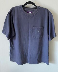 THE NORTH FACE PURPLE LABEL 8oz H/S Big Tee NT3760N ネイビー系 サイズS