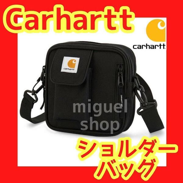 Carhartt カーハート コンパクト ショルダーバッグ 男女兼用 ブラック