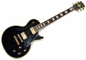 ★ダイヤモンドインレイ入り！ソフトケース付！Burny バーニー RLC-60 Les Paul Custom レスポール カスタム エレキギター★