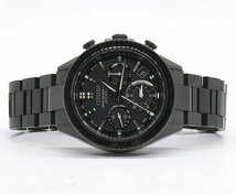 ★未使用！CITIZEN シチズン ATTESA アテッサ ACT Line CC4055-65E F950-0029S01 ブラックチタンシリーズ エコ・ドライブ電波時計 メンズ★_画像3