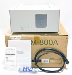 * original box attaching!LUXMAN Luxman M-800A power amplifier beautiful goods!*