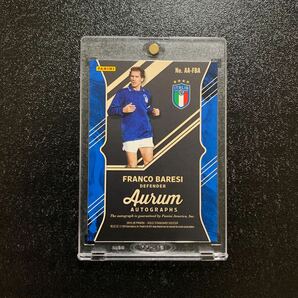 2019-20 panini gold standard soccer franco baresi auto 直筆サイン 19枚限定！（10/19）バレージ イタリア代表 ミランの画像2