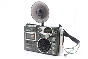 【ト石】 TOSHIBA 東芝 ACTAS 2800 RT-2800 アクタス ラジオカセットレコーダー ラジカセ マイク PARABOLA REFLECTOR 付き EAZ01EWH65