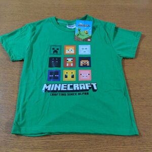 W☆新品☆マインクラフト☆半袖Ｔシャツ☆１５０cm☆男の子用☆グリーン☆No.1595