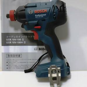 展示品 BOSCH ボッシュ 18V インパクトドライバー GDX18V-180 本体のみ インパクトレンチ兼用の画像1