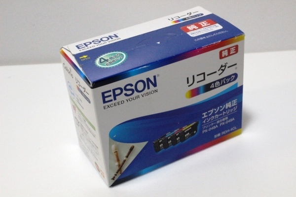 新品 EPSON エプソン RDH-4CL 4色パック 純正インクカートリッジ