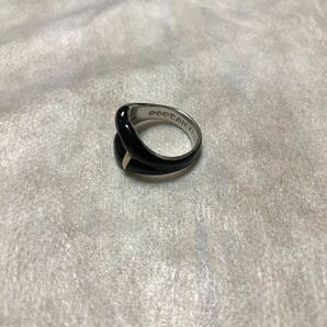 GOTHIC YOHJI YAMAMOTO ゴシック ヨウジヤマモト SILVER 950 VAMPIRE FANG RING BLACK 19号 シルバー950 ヴァンパイア 歯 リング 指輪の画像3