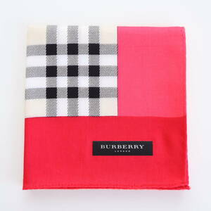 ■未使用　BURBERRY バーバリー　ハンカチ　チェック　A■